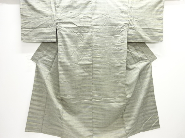 JAPANESE KIMONO / HITOE TSUMUGI / WOVEN PATTERN 